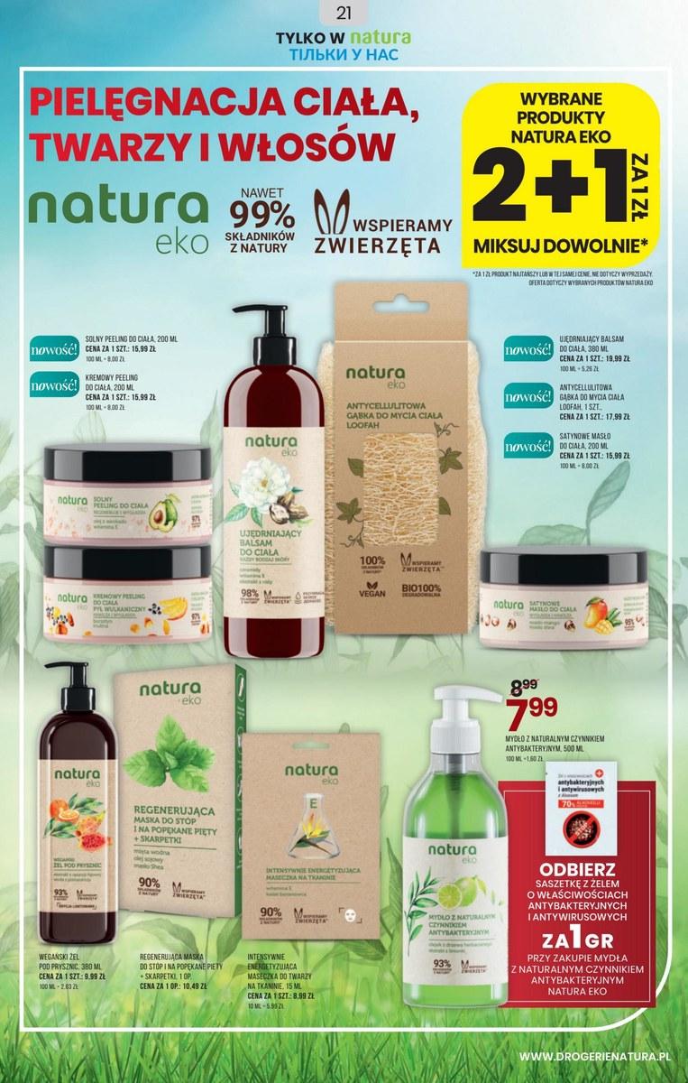 Gazetka promocyjna Drogerie Natura str. 21