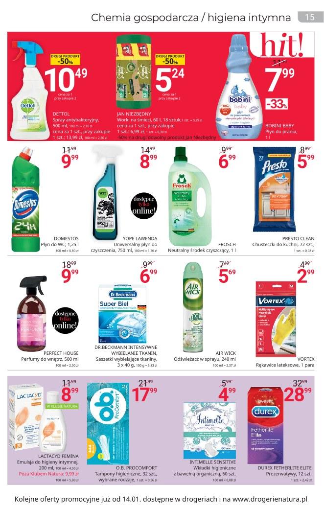 Gazetka promocyjna Drogerie Natura str. 15
