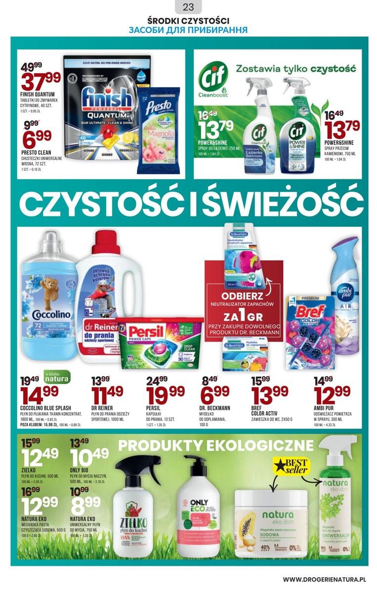 Gazetka promocyjna Drogerie Natura str. 23